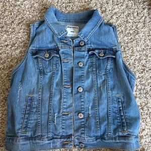 Old Navy Jean Jacket (Sleeveless)